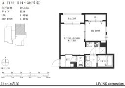 Cherim吉塚の間取り画像