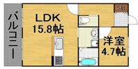 グラシア香椎の間取り画像