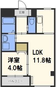 クレシア姪浜の間取り画像