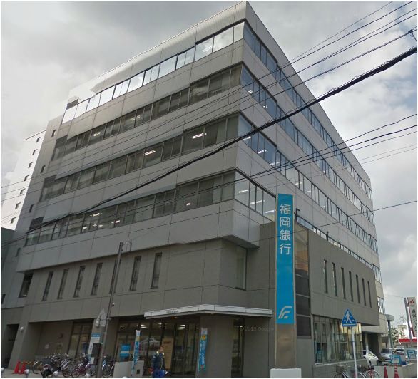 近くの福岡銀行まで650m(徒歩9分)