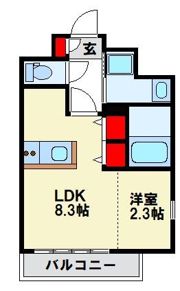 ロイヤル博多駅南の間取り画像