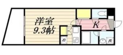 ラセット天神の間取り画像