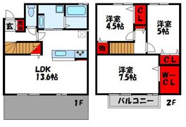 D-room福間の間取り画像