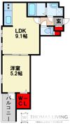 アルヴィータ博多の間取り画像
