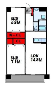 サンプラスパIIの間取り画像