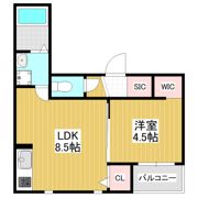 パームヴィラ笹原Iの間取り画像