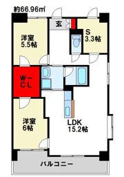 ヴィラ筑紫駅前の間取り画像