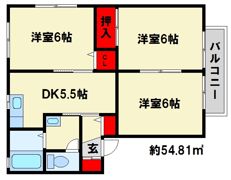 フォレスト20 B棟の間取り画像