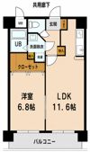 クリエート博多駅前の間取り画像