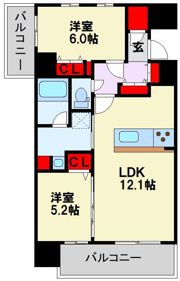 THE SQUARE Urban Residenceの間取り画像