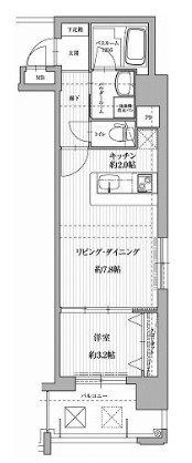アクタス天神セントラルタワーIIの間取り画像