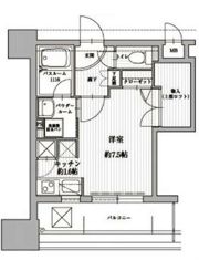 アクタス天神北の間取り画像
