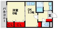 さくらマンション下大利の間取り画像