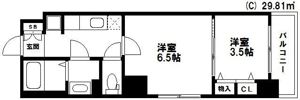 リヴィエールシャン豊の間取り画像