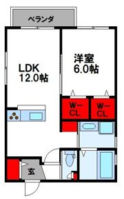 サンシャイン天神 東棟の間取り画像