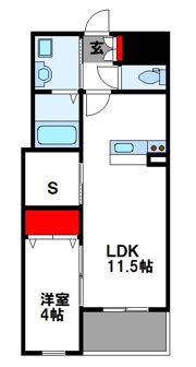 CUBE SUCRE志免別府の間取り画像