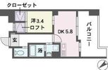 QREST博多東Iの間取り画像
