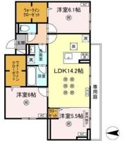トリシア長丘の間取り画像
