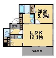 アクタス渡辺通パークシティの間取り画像