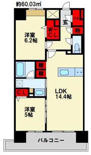 THE SQUARE・Royal Terraceの間取り画像