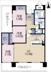 レセーナ姪浜の間取り画像
