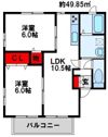 フォレストステージ A棟の間取り画像