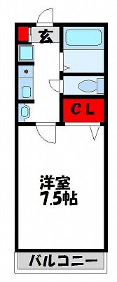 セリバテール新宮 A棟の間取り画像