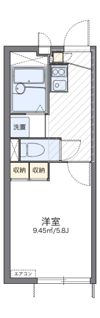 レオパレスケイム名島の間取り画像