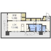テングッド渡辺通の間取り画像