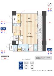 KDXレジデンス大濠ハーバービュータワーの間取り画像