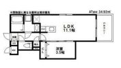 ルーチェ平尾の間取り画像