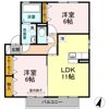 シーゲルSugu A棟の間取り画像