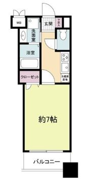 グランパーク天神の間取り画像