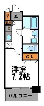 グランエターナ福岡警固の間取り画像