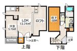 コンフォートベネフィスジオ博多東2の間取り画像
