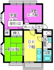 サンライズ三苫の間取り画像