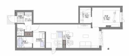 プレミアス大濠の間取り画像