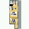 エルモス西新の間取り画像