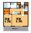 リンデン東薬院の間取り画像
