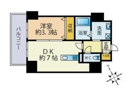エンクレスト博多ハーモニーの間取り画像
