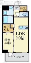 リレア山王の間取り画像