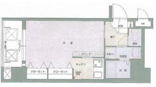 ラフィネス薬院ウエストタワーの間取り画像
