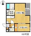 Grandtic AK室見の間取り画像
