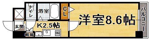 エンクレスト赤坂壱番館の間取り画像