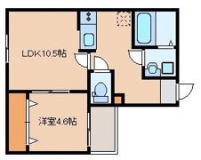 ハピネスベリー吉塚の間取り画像