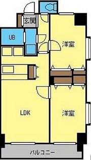 クリエート住吉の間取り画像