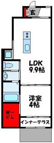 プランドール新宮の間取り画像