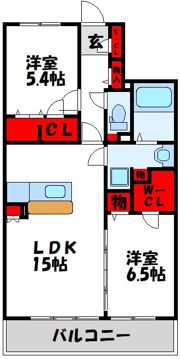 アルカディアの間取り画像