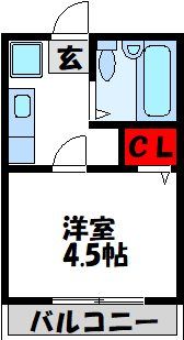 ジュネスシティ駅前の間取り画像