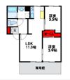 フレグランス高平A棟の間取り画像